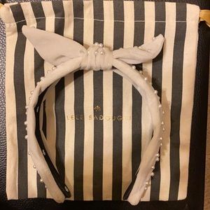 Lele Sadoughi Slim Pearl Headband